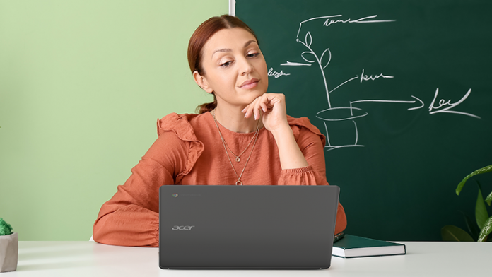 Eco-Friendly Acer Chromebook for teachers sustainability